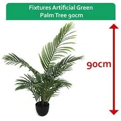 Fixtures Artificial Green Palm Tree 90cm