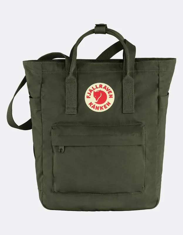 Women's Fjallraven Kanken Unisex Totepack - Deep Forest 662 - Tan - Size: One size