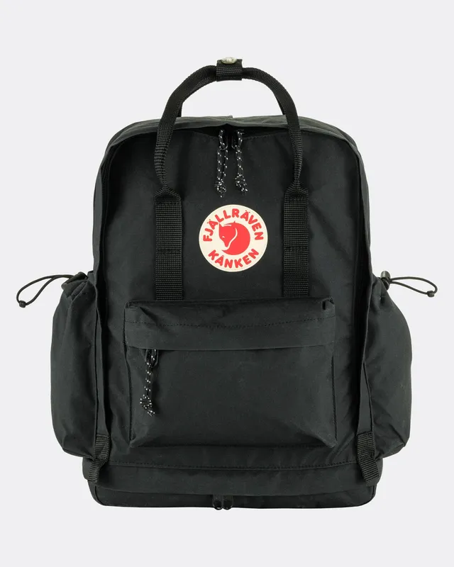 Fjallraven Kanken Outlong Unisex Backpack - Black - One Size