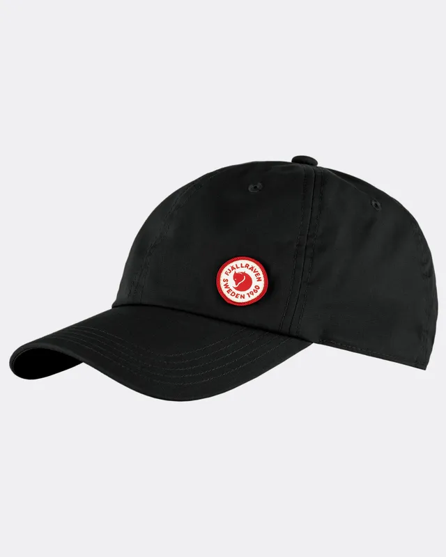Fjallraven Unisex Logo Cap - Black - Size L/xl