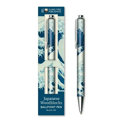 Flame Tree Studio Katsushika Hokusai: The Great Wave Boxed Decorative Ballpoint Pen