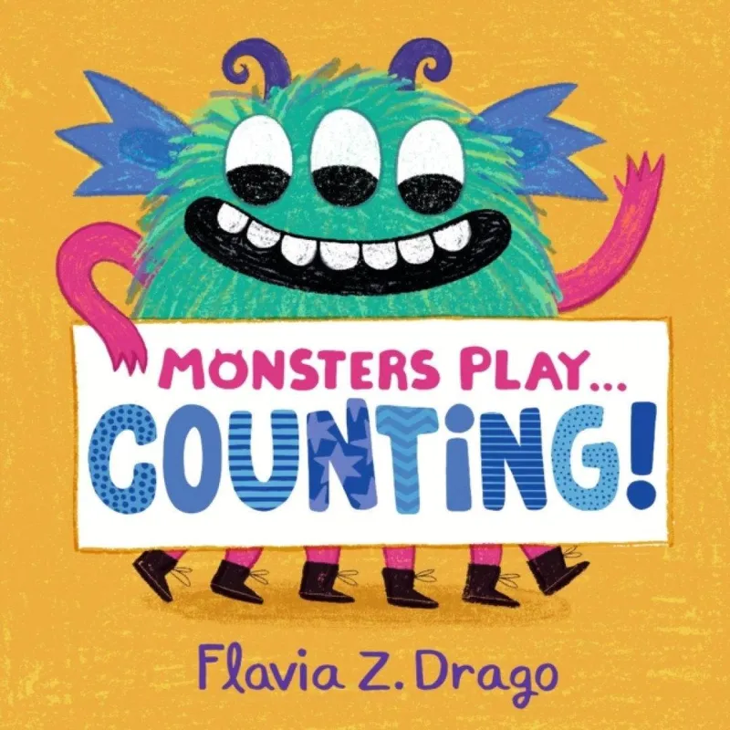 Flavia Z. Drago Monsters Play... Counting Board book Book Multicolor