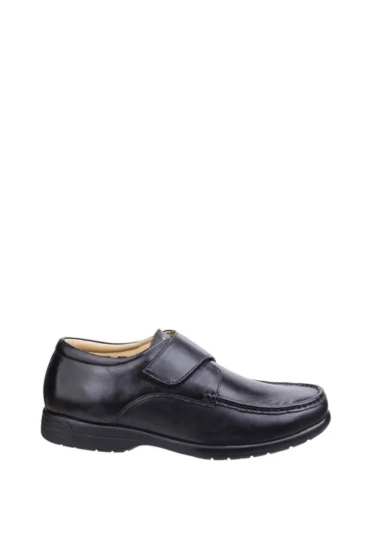 Fleet & Foster Fred Leather Mens - Black - Size Uk 12