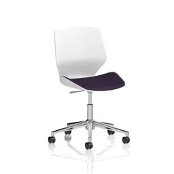Florence 5 Star Base Bespoke Tansy Purple Fabric Task Operator Chair