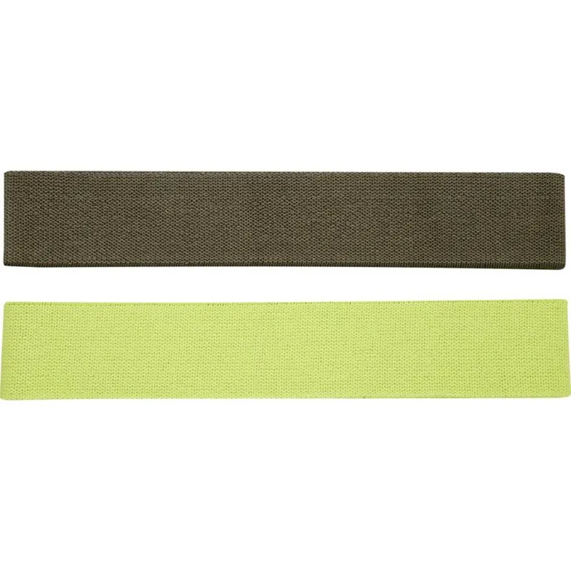 Floso Gripped Resistance Band Pack of 2 in Green - Green