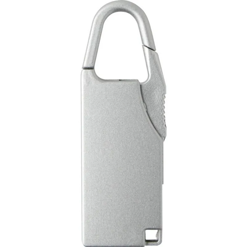 Floso Unisex Lucchetto Travel Luggage Lock in Silver Silver One Size female