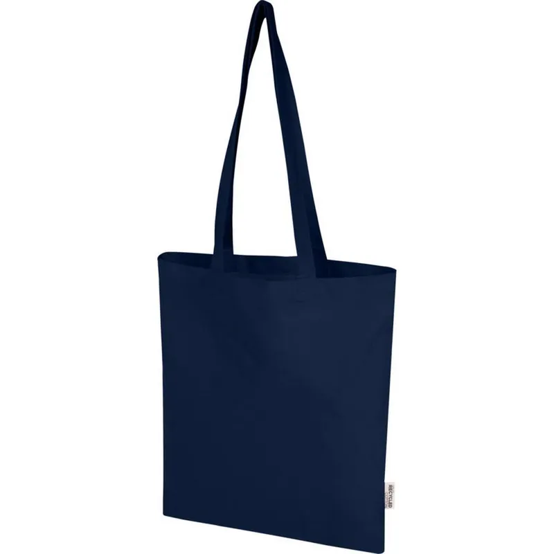 Floso Women's Madras Cotton 7L Tote Bag in Navy - Navy