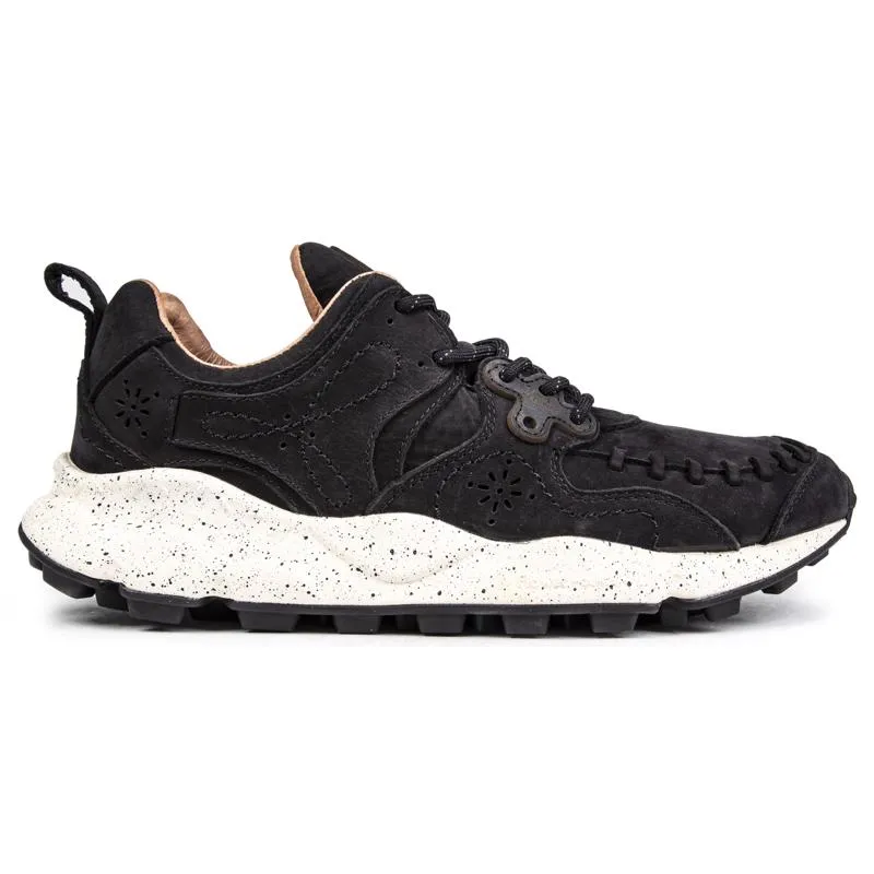 Flower Mountain Mens Black Yamano Trainer - Black
