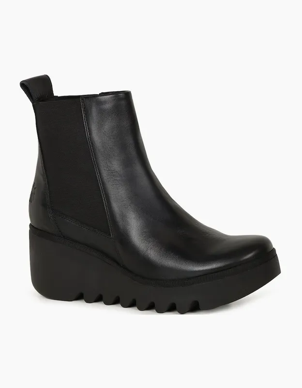 Fly London Women's Bagu Womens Ankle Boots - Black - Size: 5