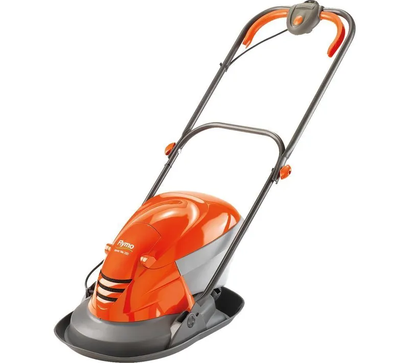 Flymo HoverVac 250 Corded Hover Lawn Mower - Orange & Grey, Orange,Silver/Grey