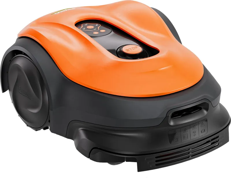 Flymo UltraLife 800 Robotic Lawn Mower - Sunset Orange, Orange