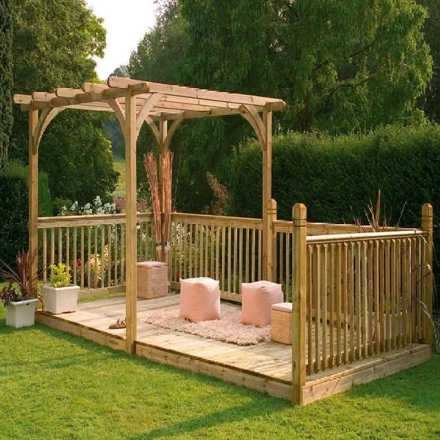2.4 x 4.8m Forest Garden Ultima Pergola Deck Kit