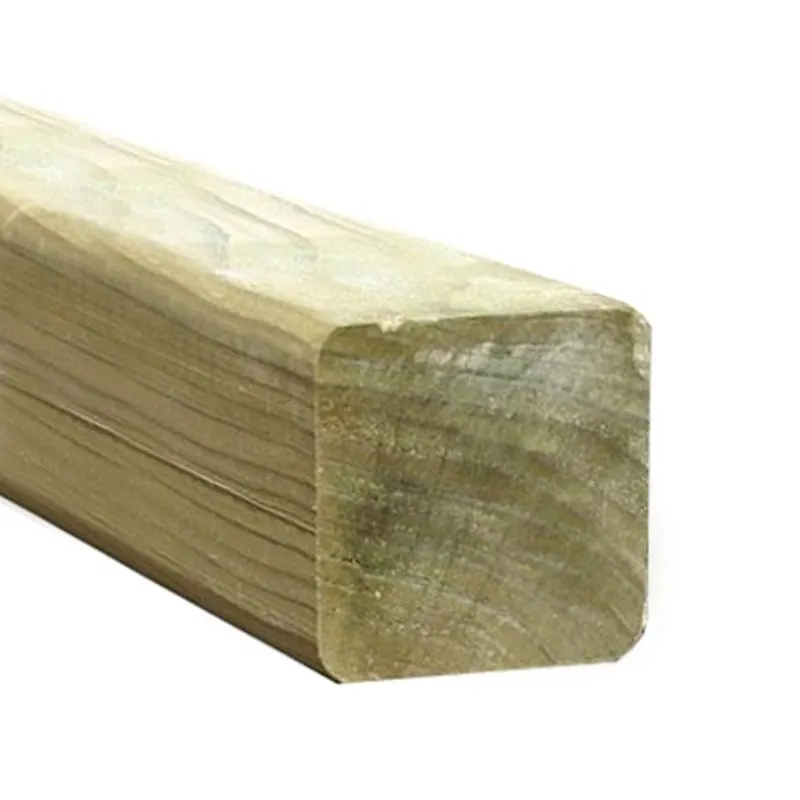Forest Garden 7'11" x 3.5" x 3.5" Forest Planed Fence Post (2400mm x 90mm x 90mm)