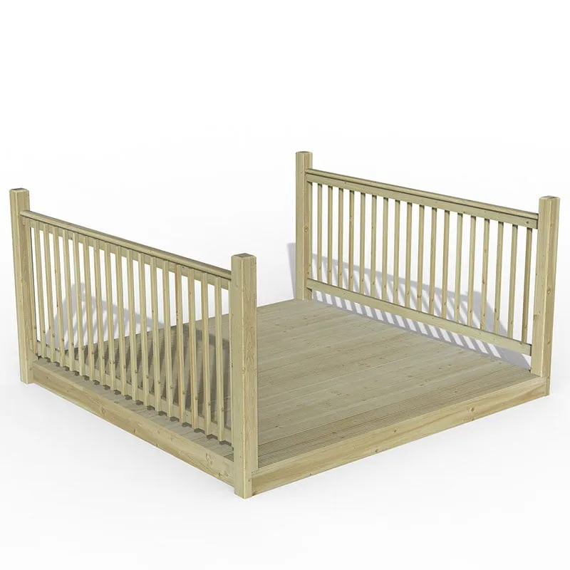 Forest Garden 8' x 8' Forest Patio Deck Kit No. 3 (2.4m x 2.4m)