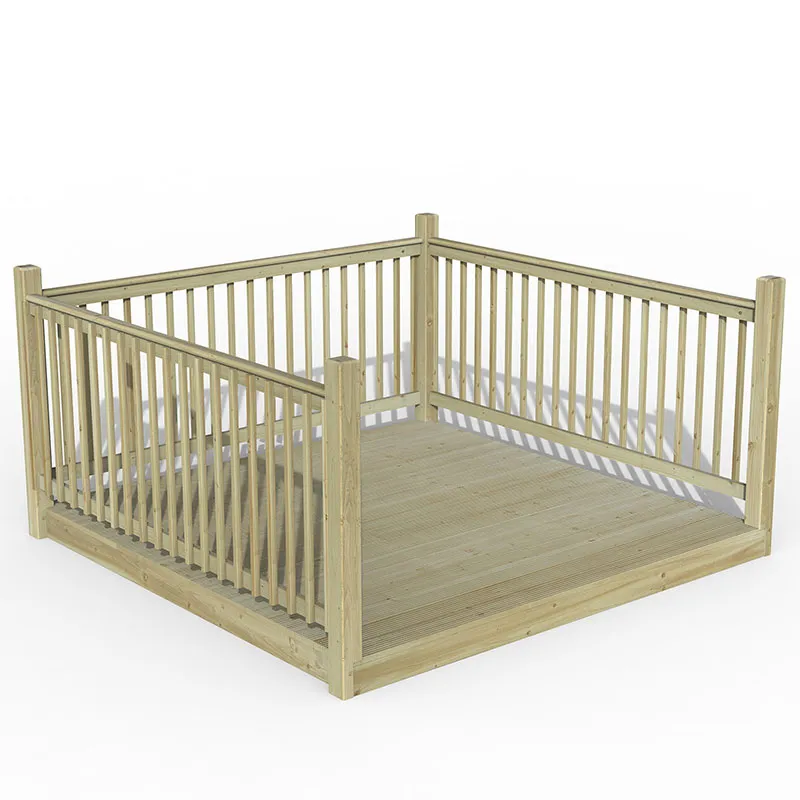 Forest Garden 8' x 8' Forest Patio Deck Kit No. 4 (2.4m x 2.4m)