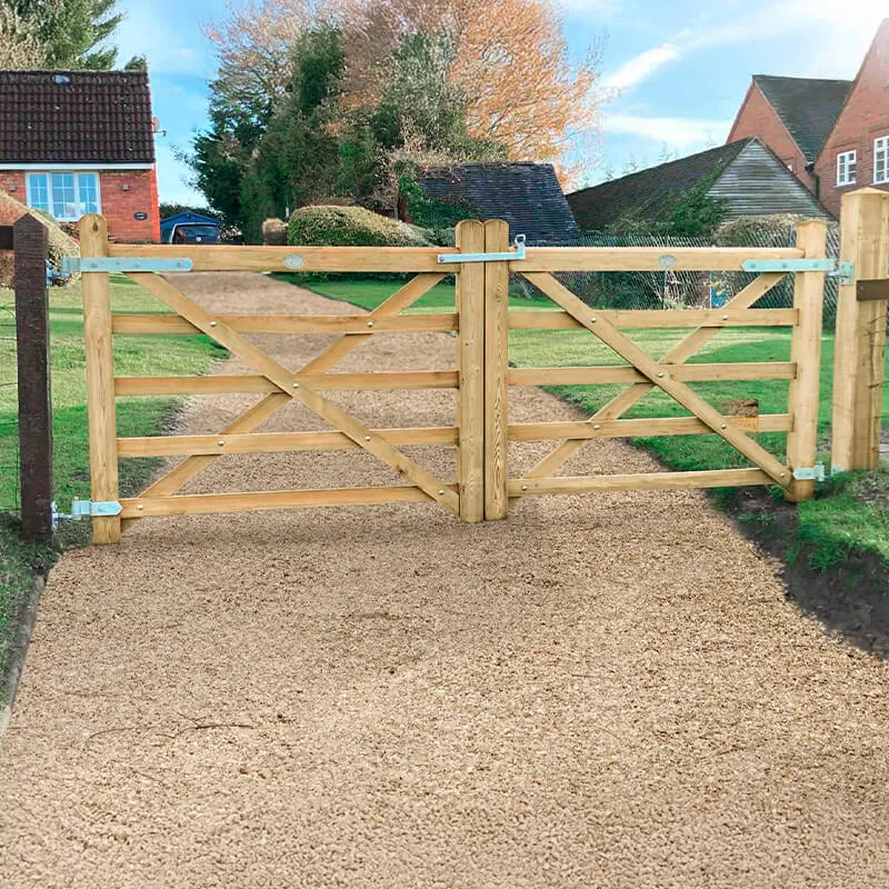 Forest Garden Forest 5â x 4â Croft Prestige Gate (1.52m x 1.22m)