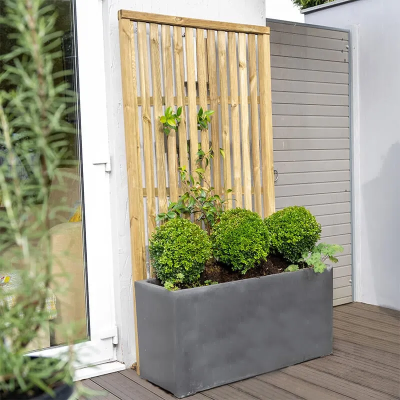 Forest Garden Forest 6' x 3' Pressure Treated Vertical Slatted Garden Screen Panel (1.8m x 0.9m)