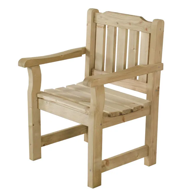 Forest Garden Forest Rosedene Wooden Garden Chair 2' x 2' (0.64m x 0.6m)