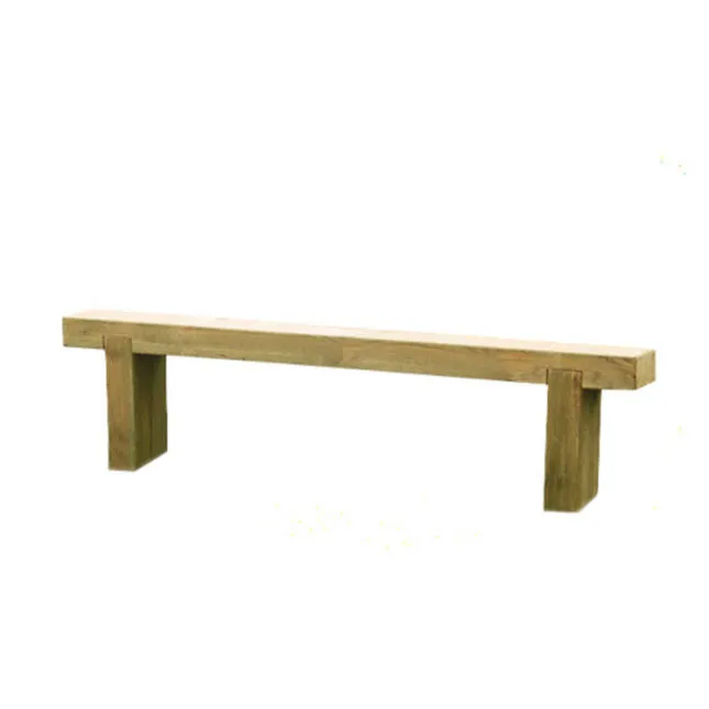 Forest Garden Forest Sleeper Wooden Garden Bench 6'x1' (1.8x0.2m)