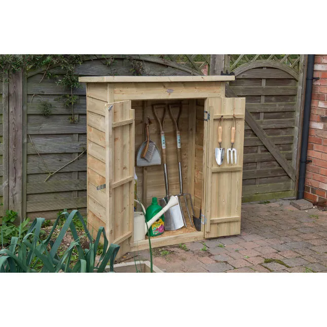 Forest Garden 3x2 Forest Pent Garden Store - Pressure Treated - 3 x 2 Forest Pent Garden Store - Pressure Treated With Installation on customers prepared base