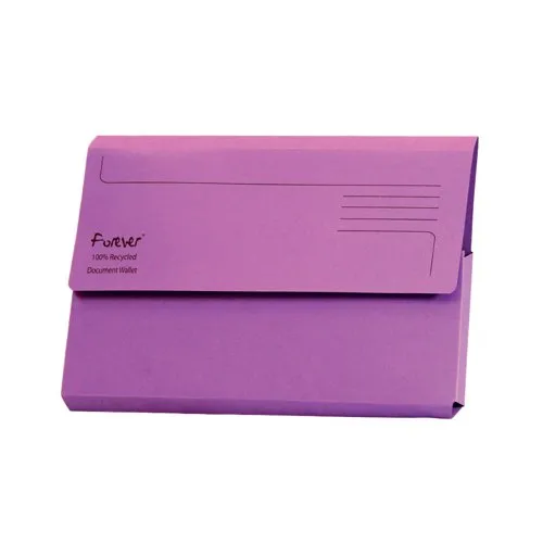 Exacompta Forever Document Wallet Manilla Foolscap Bright - 211/5005