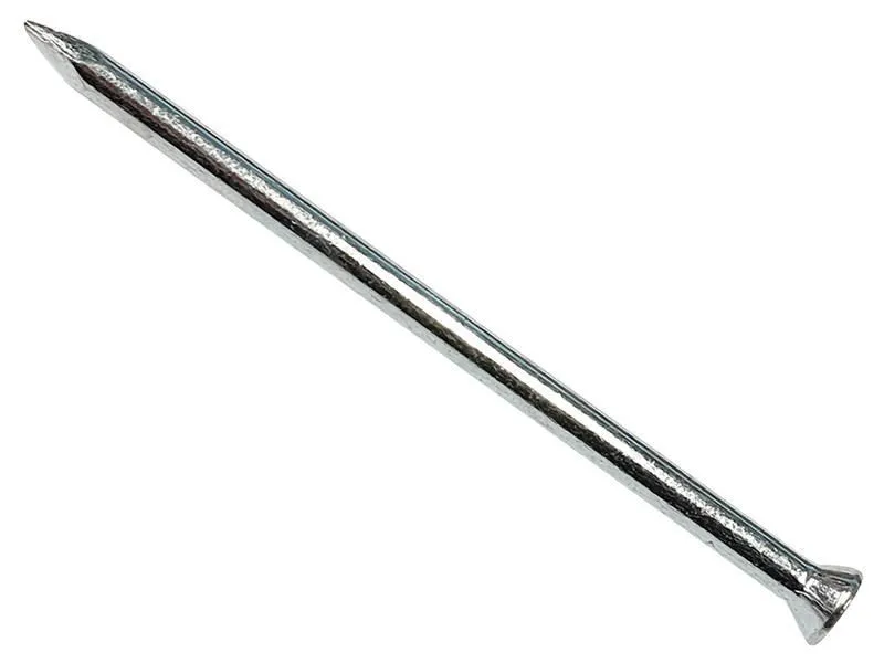 Forgefix Don Quichotte Heavy Gauge Masonry Nail, Zinc Galv. 3.5 x 75mm (Box 100) in Silver Silver