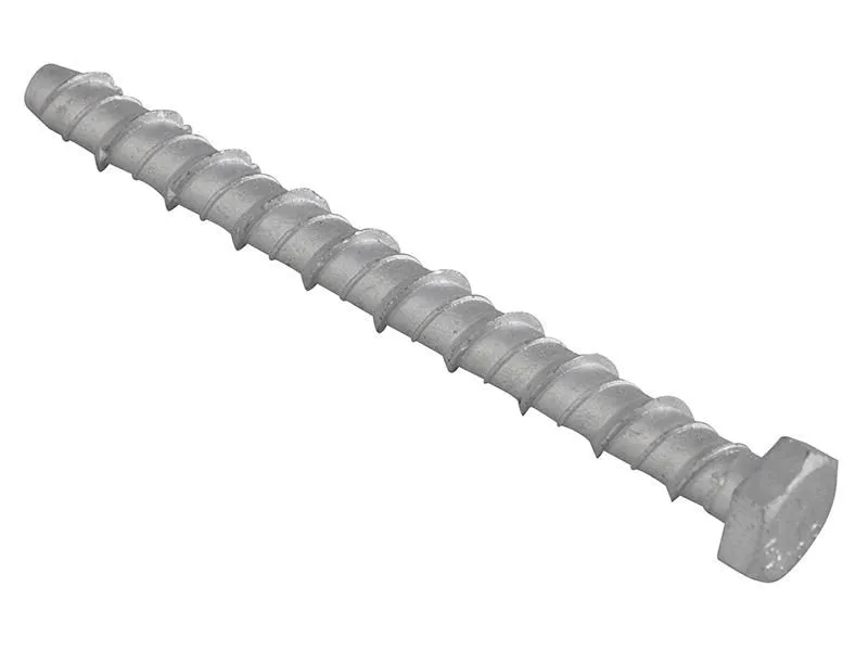 ForgeFix 5LGB12150 Lightning Bolt Hex Head M12 x 150mm Bag 5