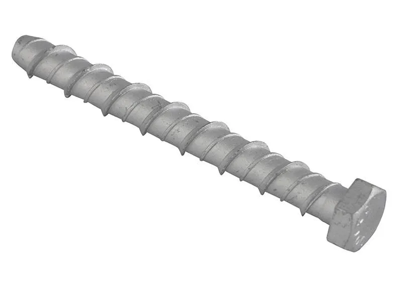 ForgeFix 10LGB8130 Lightning Bolt Hex Head M8 x 130mm Bag 10