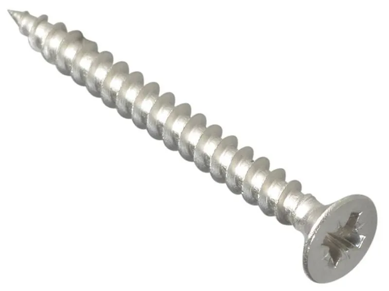 ForgeFix POZI440SS Multi-Purpose Pozi Screw Csk ST S/Steel 4.0 x 4...