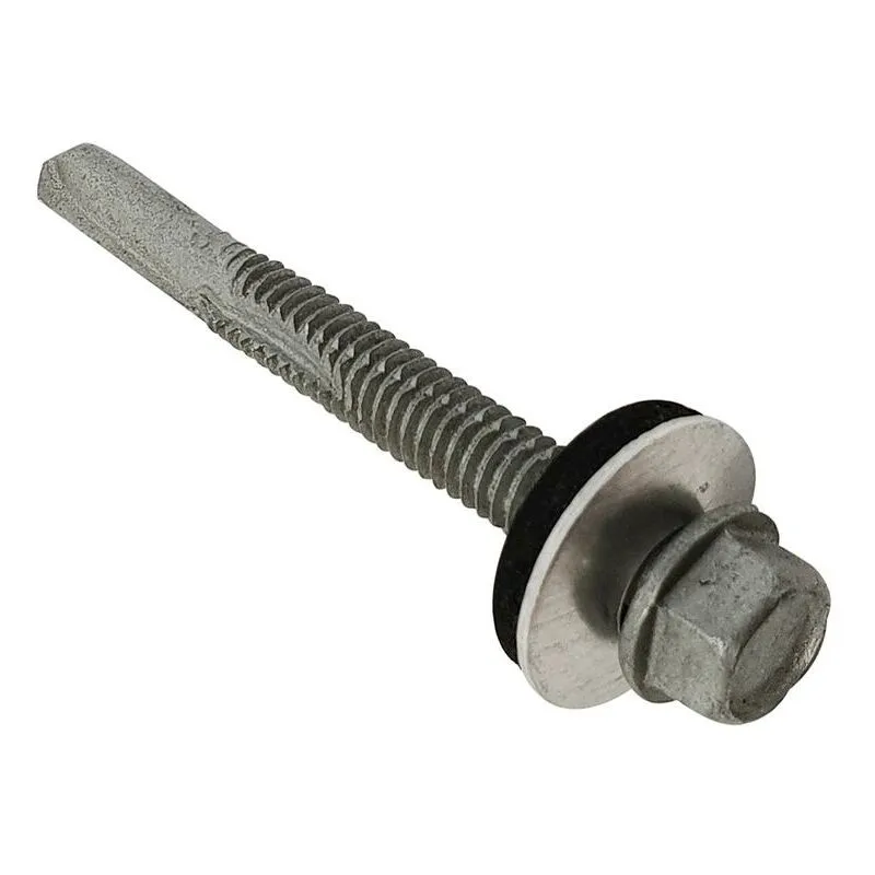 ForgeFix TechFast Roof Sheet to Steel Hex Screw&Washer No.5 Tip 5....