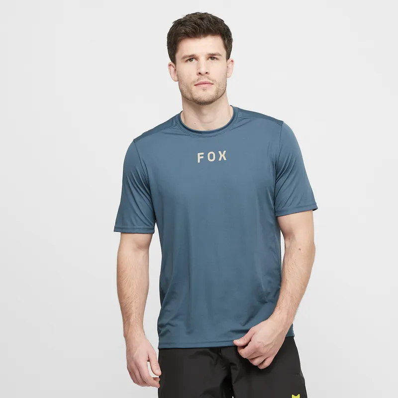 Fox Ranger Short Sleeve Jersey, Blue XL