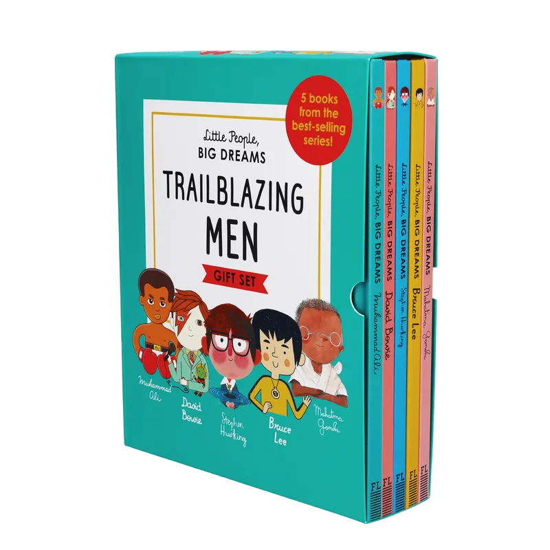 Little People, Big Dreams Trailblazing Men 5 Books by Maria Isabel Sanchez Vegara - Ages 7-9 - Hardback Frances Lincoln Publishers Ltd