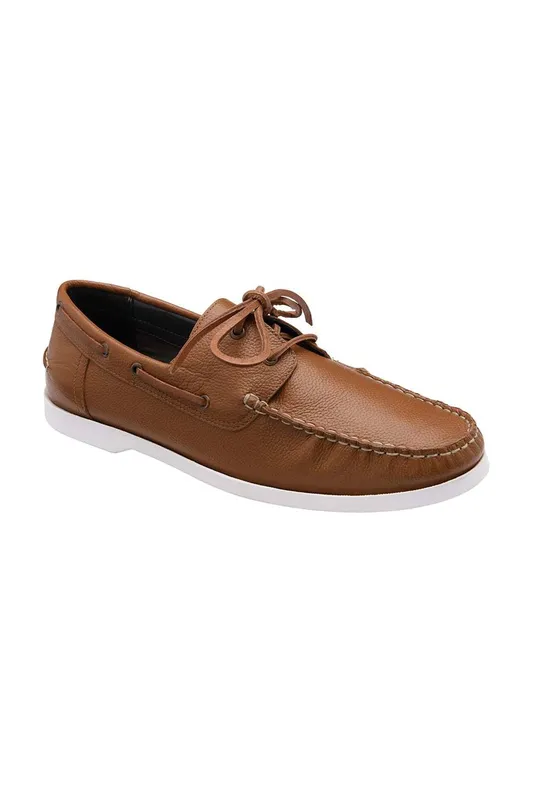 Frank Wright Men's Reaney Mens Boat Shoes - Brown - Size: 12