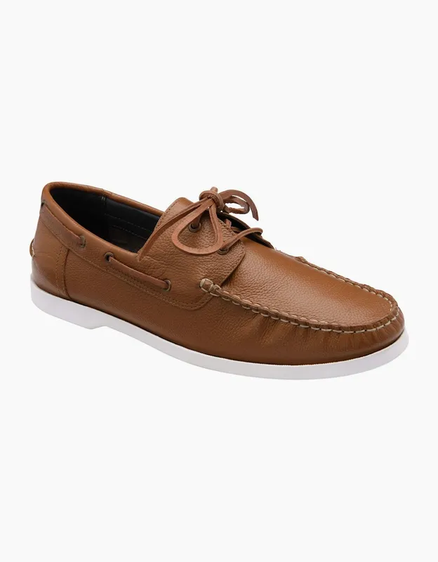 Frank Wright Men's Reaney Mens Boat Shoes - Brown - Size: 7