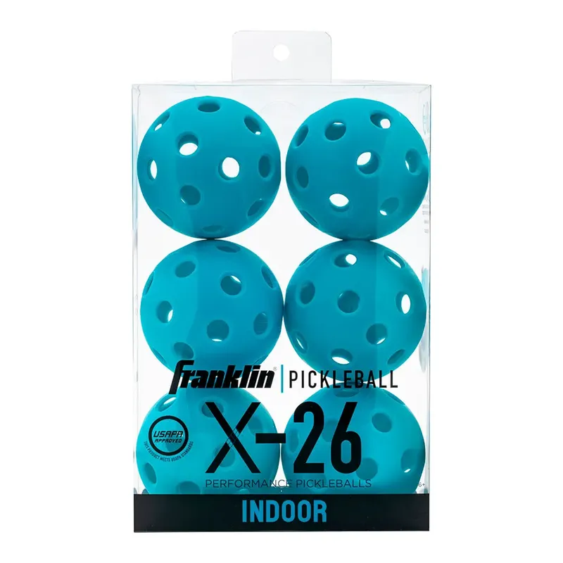 Franklin Indoor X-26 Pickleball Balls Blue 100 Balls
