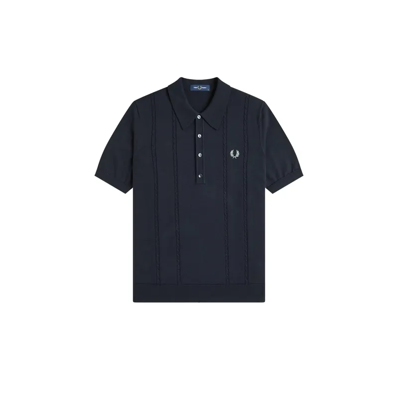 Mesh polo shirt Fred Perry Bleu XL