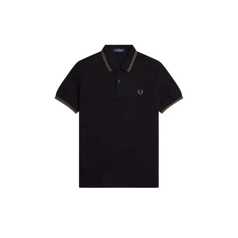 Polo Fred Perry Twin Tipped Noir M