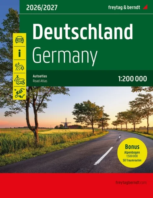 Freytag-Berndt Germany Road Atlas 2026/2027