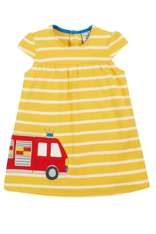 Frugi Baby 100% Organic Cotton Layla Wrap Around Dress - - Size: 0-3m