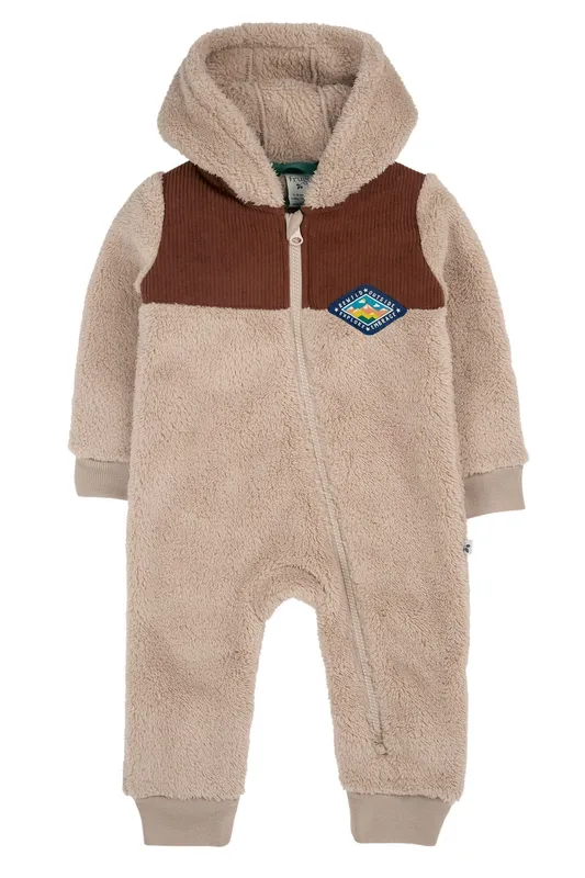 Frugi Baby 100% Recycled Polyester Cord Ted Snuggle Suit