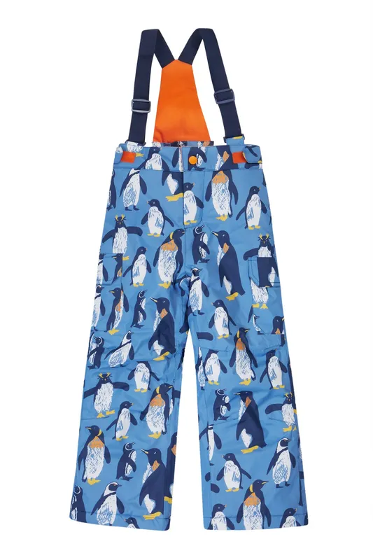 Frugi Kids Waterproof Snow And Ski Salopettes