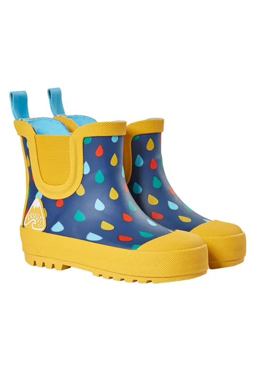 Frugi Kids Rain Or Shine Short Welly Boots