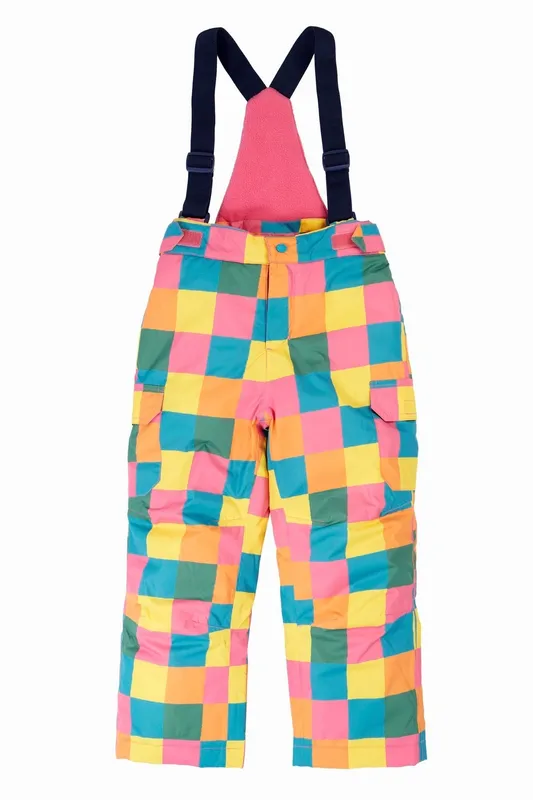 Frugi Kids Waterproof Snow And Ski Salopettes