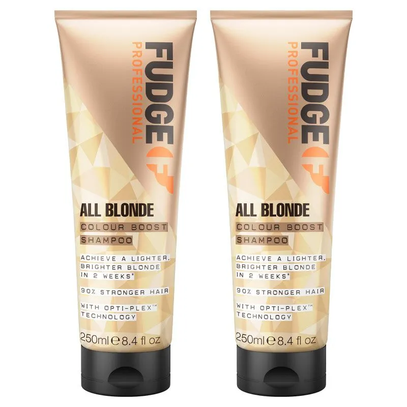 Fudge All Blonde Colour Lock Shampoo 250ml Double in Clear Clear