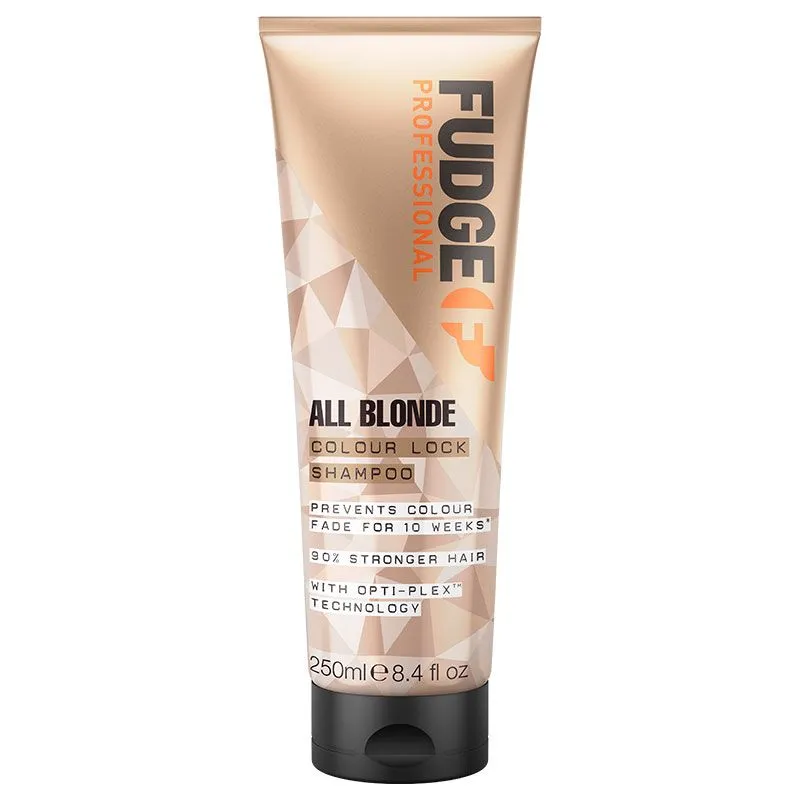 Fudge All Blonde Colour Lock Shampoo 250ml in Clear - Clear