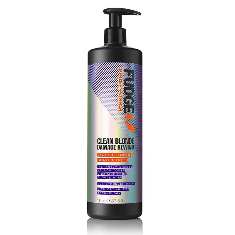 Fudge Clean Blonde Damage Rewind Purple Violet Toning & Repair Conditi