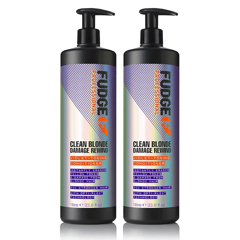 Fudge Double Clean Blonde Damage Rewind Purple Violet Toning & Repair