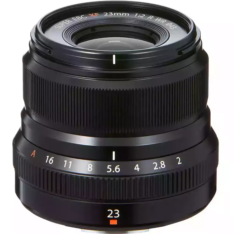 Fuji XF 23mm f2 R WR Wide Angle Prime Lens Black