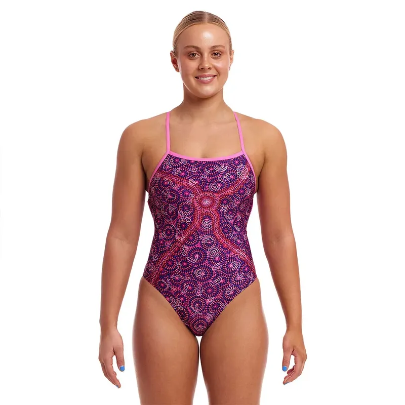 Funkita Strapped In Swimsuit Walk Together Aus 14 Women