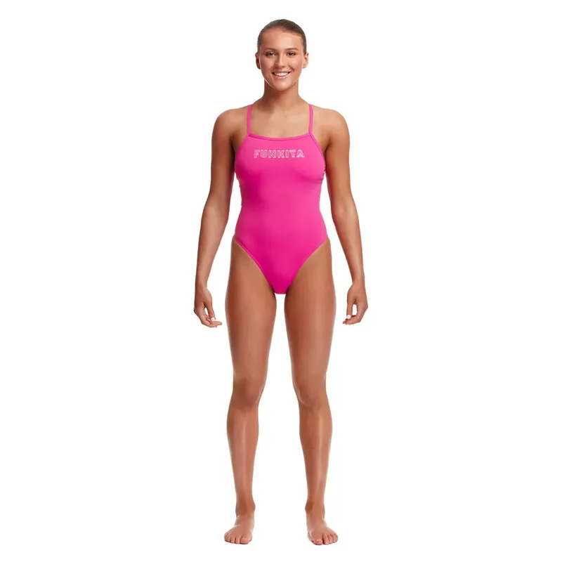 Funkita Tie Me Tight Swimsuit Candy Aus 6 Women